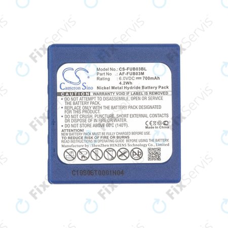 Batéria pre HBC Fub3a, 700mAh, Ni-MH, 6V, AF-FUB03M, HQ