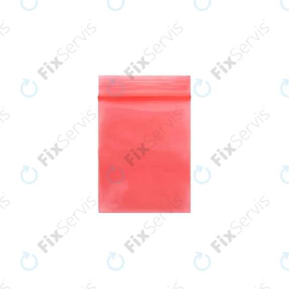ESD Antistatický Uzatvárateľny Sáčok (Red) - 12x17cm 100ks