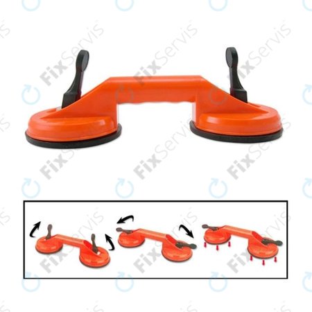 Dvojitá Prísavka na Otváranie Zariadení (plast, guma)