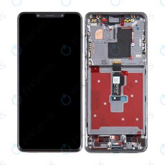 Huawei Mate 50 Pro DCO-AL00, DCO-LX9 - LCD Displej + Dotykové Sklo + Rám (Black) OLED