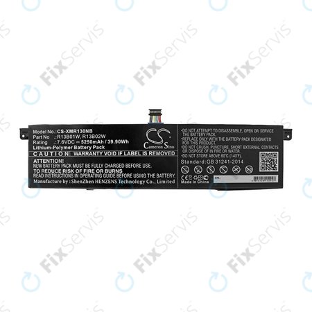 Batéria pre Xiaomi Inchmi Aair 13.3, Xiaomi Mi Notebook Air 13.3 2018, 5250mAh, Li-Pol, 7.6V, R13B01W, HQ