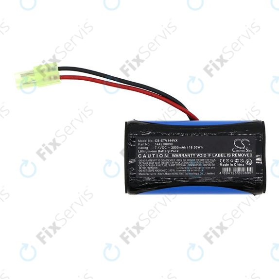 Batéria pre ETA Verto 1442, 2500mAh, Li-Ion, 7.4V, 1442 00090, HQ