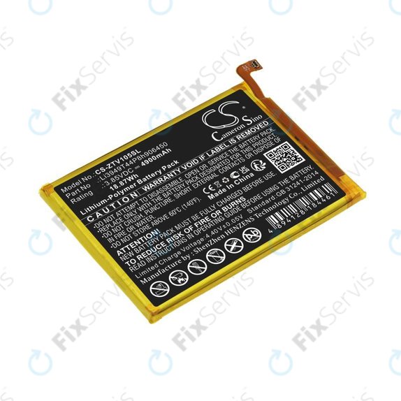 Batéria pre ZTE Blade V Smart, V30 Vita, 4900mAh, Li-Pol, 3.85V, Li3949T44P8h906450, HQ