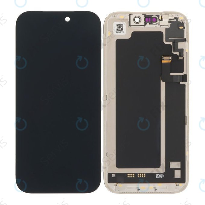 Displej Soft OLED 120Hz pre iPhone 17 Pro - Dotykové sklo + Rám, DIAGNOSTIC