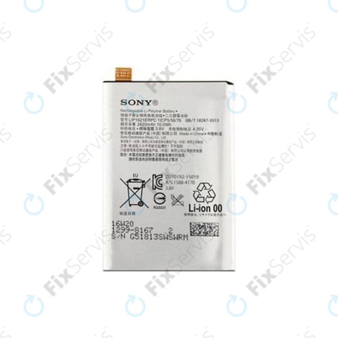 Sony Xperia X F5121, X Dual F5122, L1 G3313 - Batéria LIS1621ERPC 2620mAh - 1299-8167 Genuine Service Pack