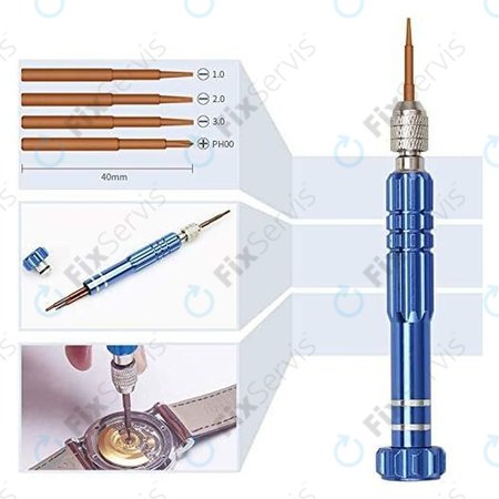 Sada hodinárskych nástrojov na opravu hodiniek - 185ks