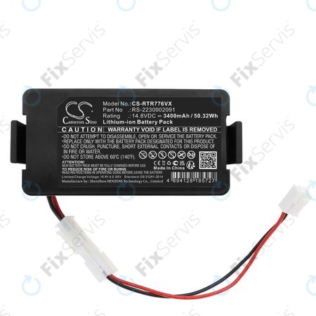Rowenta RR7774, RR7755, Tefal RG7765 - Batéria RS-2230002091 Li-Ion 14.8V 3400mAh HQ