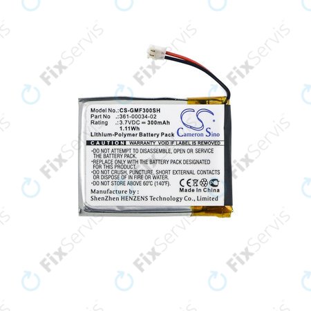 Garmin Fenix 3, 3 HR - Batéria 361-00034-02 300mAh HQ