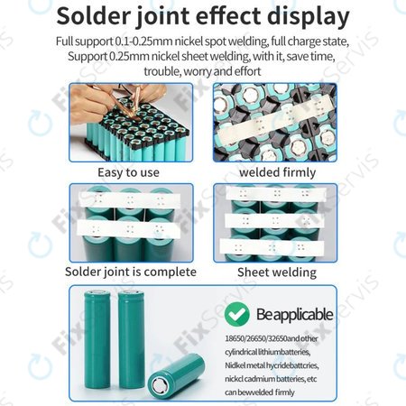 Docreate SW - Prenosná Bodová Zváračka Batérií s Displejom (5000mAh)