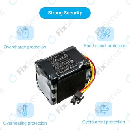 Vorwerk Kobold VR200 - Batéria 20884-1, 4NCR18650P2-C001A Li-Ion 14.4V 6000mAh HQ