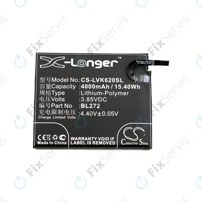 Batéria pre Lenovo K6 Power, 4000mAh, Li-Pol, 3.85V, BL272, HQ