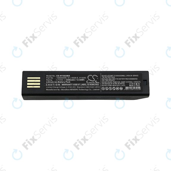 Honeywell 1202g, 1452G, 1472G, 1902GHD/GSR, 1911i, 1981i, 3820/i, 4620, 4820/i, 5620, 6320, 8675i, Xenon 3820/i, 4820/i, 5620, 6320 - Batéria 100000495, S-L-0526-E, 013283 3400mAh HQ