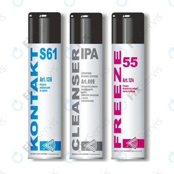 Micro Chip Electronic - Sada Sprejov - 3x600ml