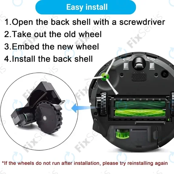 iRobot Roomba e-series, i-series, j-series - Koleso s Motorom (Pravé)