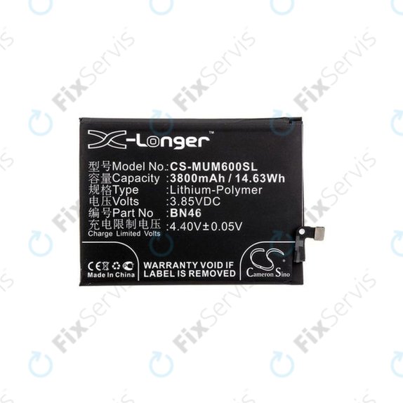 Xiaomi Redmi Note 8T, Redmi 7, Redmi 8A - Batéria BN46 3800mAh HQ