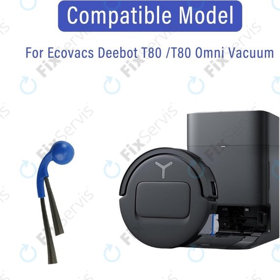 Bočná kefa, 2 ks pre Ecovacs Deebot T80 Omni, T80