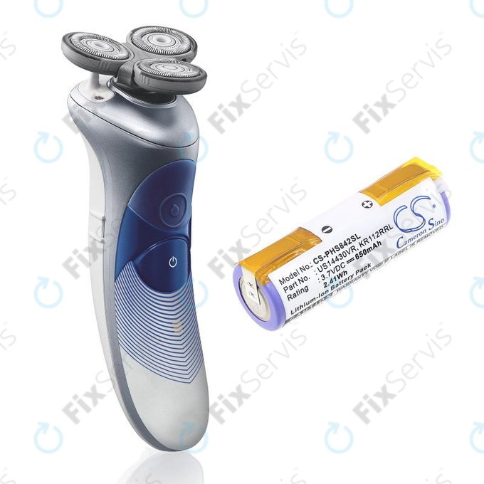 Batéria pre Philips HS8420, 650mAh, Li-Ion, 3.7V, US14430VR, KR112RRL, HQ