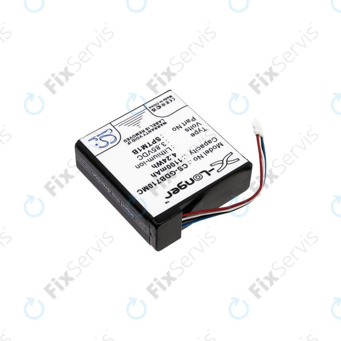 Batéria pre Gopro Hero 7 Silver, White, 1100mAh, Li-Ion, 3.85V, SPTM1B, HQ