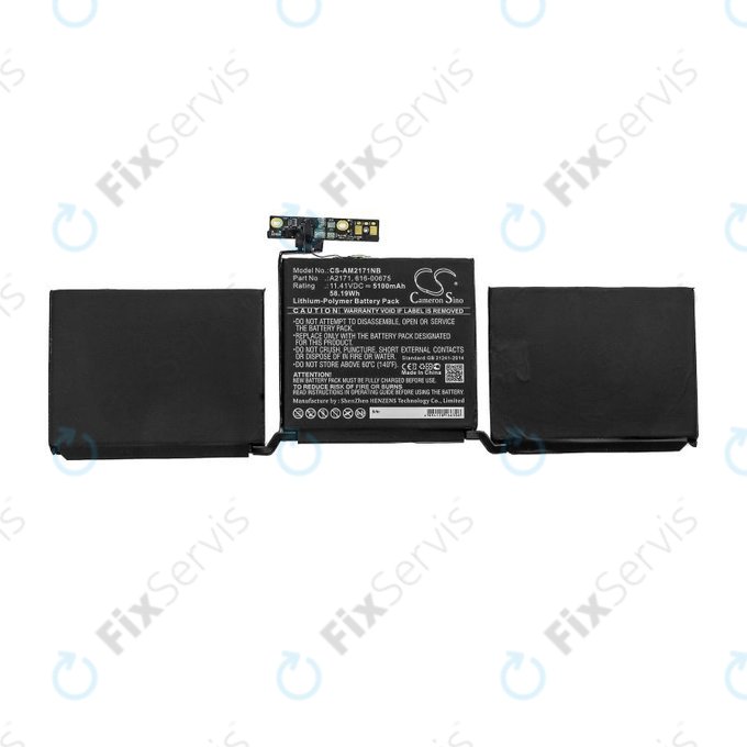 Apple MacBook Pro 13" A2159 (2019), A2289 (2020), A2338 (2020) - Batéria A2171 5100mAh HQ