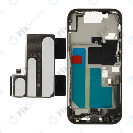 Stredný Rám s Batériou pre iPhone 16 Pro | Black Titanium | ZD076-00689 | Genuine Apple
