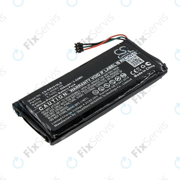 Batéria pre Garmin Varia TL, RTL510, Varia RTL501, 950mAh, Li-Pol, 3.7V, 361-00082-00, HQ