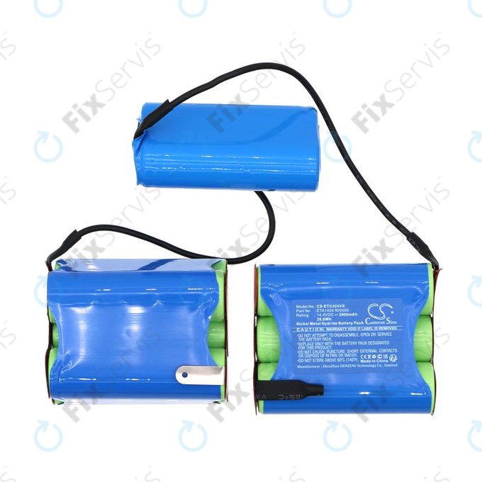 Batéria pre ETA 1424 Carsha, 2000mAh, Ni-MH, 14.4V, ETA1424 900000, HQ