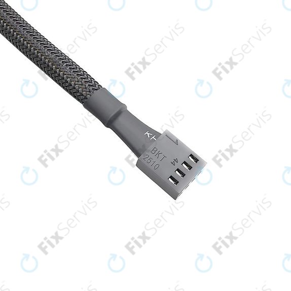 PWM rozbočovač ventilátorov, 4-pin, 5-portový