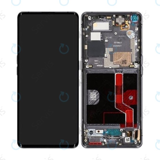 Oppo Find X2 Pro - LCD Displej + Dotykové Sklo + Rám (Lamborgini Edition) - 4903836 Genuine Service Pack