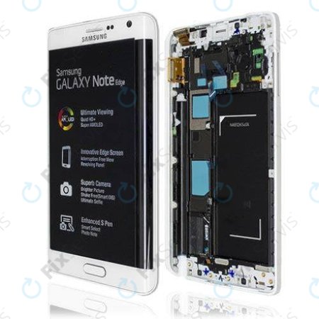 Samsung Galaxy Note Edge N915FY - LCD Displej + Dotykové Sklo + Rám (Black) - GH97-16636A Genuine Service Pack