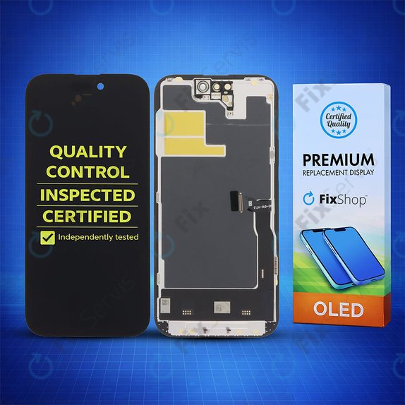 Displej Soft OLED pre iPhone 14 Pro, Dotykové sklo s rámom, DIAGNOSTIC