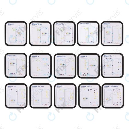 Magnetický Organizér Skrutiek So Schémou (iPhone 6 - 11 Pro Max)