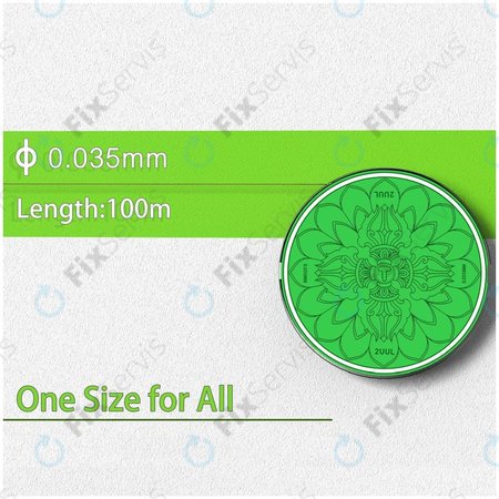 2UUL - Vajra Wire - Drôt na Separovanie LCD Displejov (0.035mm x 100m) - 5ks