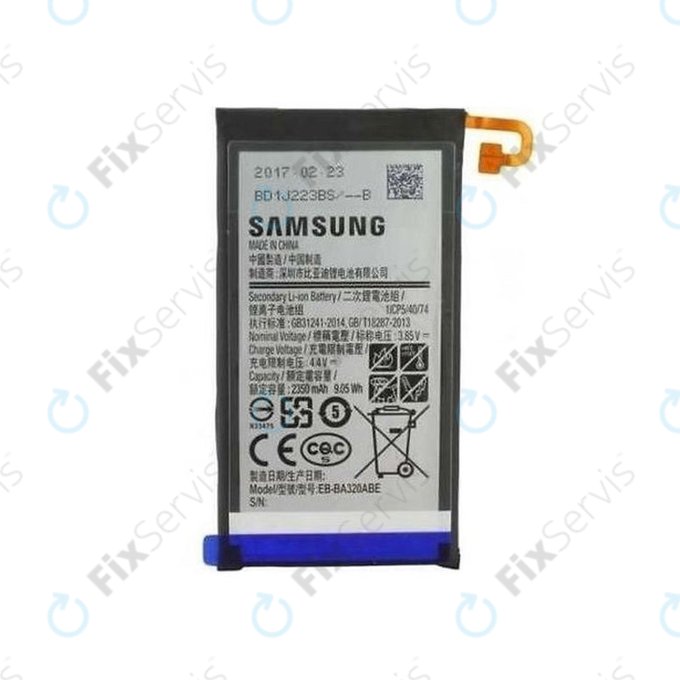 Samsung Galaxy A3 A320F (2017) - Batéria EB-BA320ABE 2350mAh - GH43-04677A Genuine Service Pack