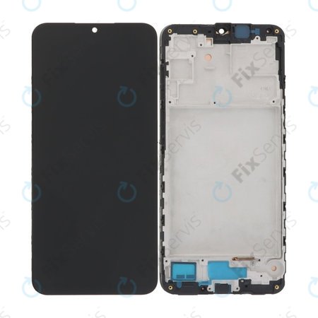 Samsung Galaxy A16 5G - LCD Displej + Dotykové Sklo + Rám (Blue Black) TFT