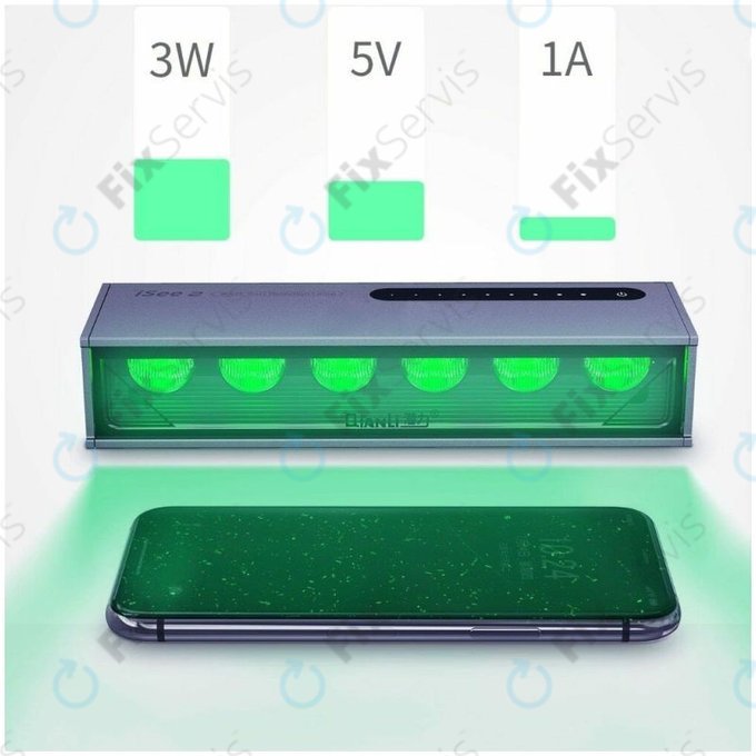 QianLi iSee 2 - Lampa na Detekciu Prachu, Prachový Skener