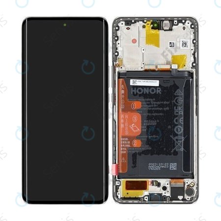 Honor Magic6 Lite - LCD Displej + Dotykové Sklo + Rám + Batéria (Orange) - 0235AHHS, 0235AHHT Genuine Service Pack
