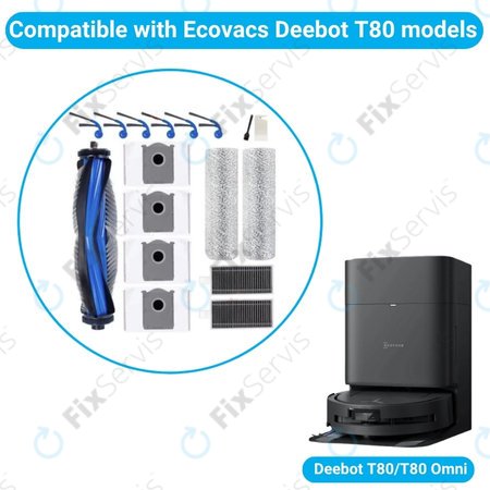 Ecovacs T80 Omni, T80 - Kompletný set