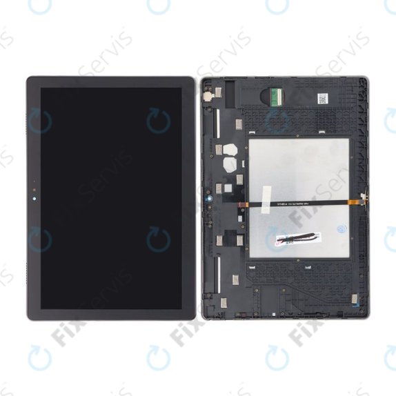 Lenovo Tab M10 TB-X605F, TB-X605N, TB-X605M - LCD Displej + Dotykové Sklo + Rám (Black) TFT