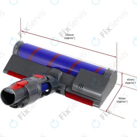 Dyson V-series, Outsize - Podlahová Hubica s LED Zeleným Svetlom