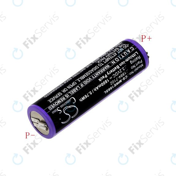 Batéria pre Moser Ermila 1884, 1885, Wahl 1884 LI+PRO, Wahl Ermila 1884, 1885, 1800mAh, LiFePO4, 3.2V, -, HQ
