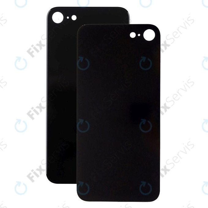 Apple iPhone SE (3rd Gen 2022) - Sklo Zadného Housingu so Zväčšeným Otvorom na Kameru (Midnight)