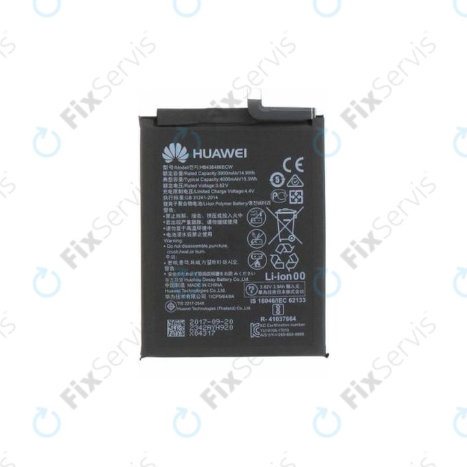 Huawei Mate 10 Pro BLA-L29, P20 Pro, Mate 10, View 20, Mate 20, Honor 20 Pro - Batéria HB436486ECW 4000mAh - 24022342, 24022827 Genuine Service Pack
