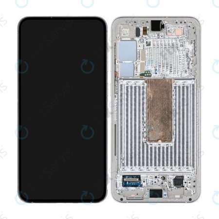 Samsung Galaxy S23 Plus S916B - LCD Displej + Dotykové Sklo + Rám (Lime) - GH82-30478F, GH82-30476F, GH82-30477F Genuine Service Pack