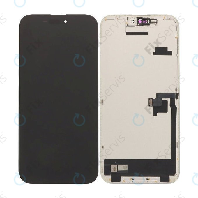 Displej Soft OLED 120Hz pre iPhone 16 Pro Max, Dotykové sklo s rámom, FixPremium PRO