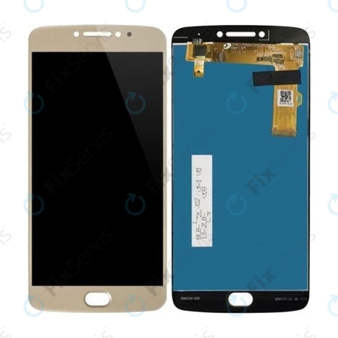Motorola Moto E4 XT1761 - LCD Displej + Dotykové sklo (Gold) TFT