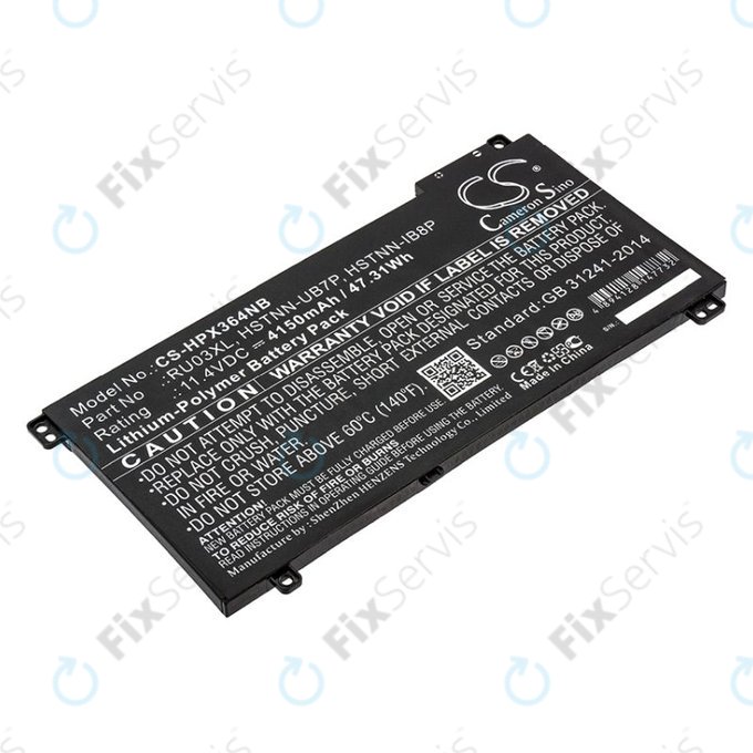 Batéria pre HP ProBook x360 440 G1, x360 11 G3, 4150mAh, Li-Pol, 11.4V, HSTNN-UB7P, HQ