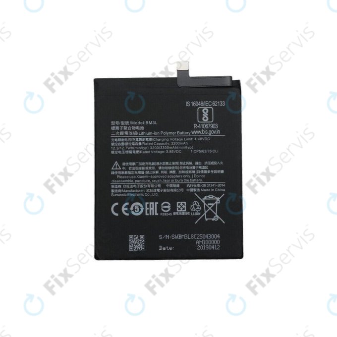 Xiaomi Mi 9 - Batéria BM3L 3300mAh