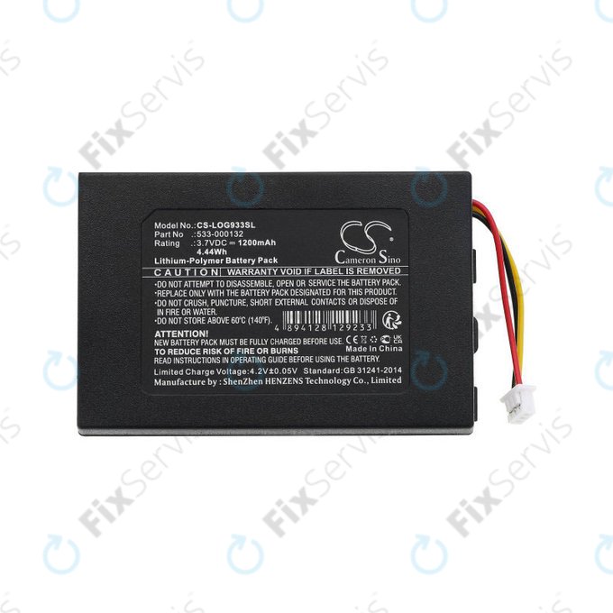 Batéria pre Logitech G533, G933, 1200mAh, Li-Pol, 3.7V, 533-000132, HQ