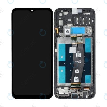 Samsung Galaxy A14 A145R - LCD Displej + Dotykové Sklo + Rám - GH81-23541A, GH81-23540A Genuine Service Pack