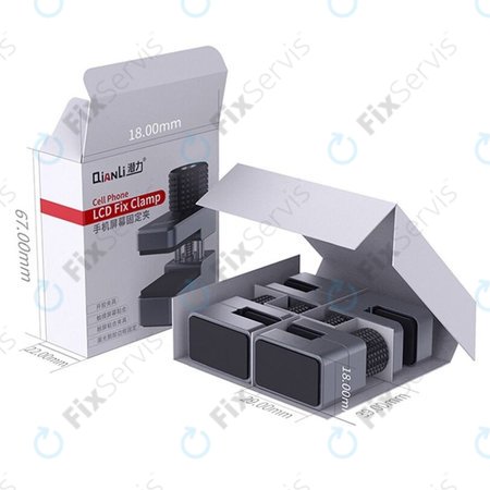 QianLi iClamp - Hliníková Svorka s Gumovou Výplňou - Rozpätie 11mm (4ks)